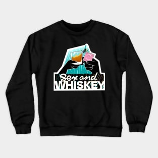 Sex & Whiskey Podcast Logo Crewneck Sweatshirt